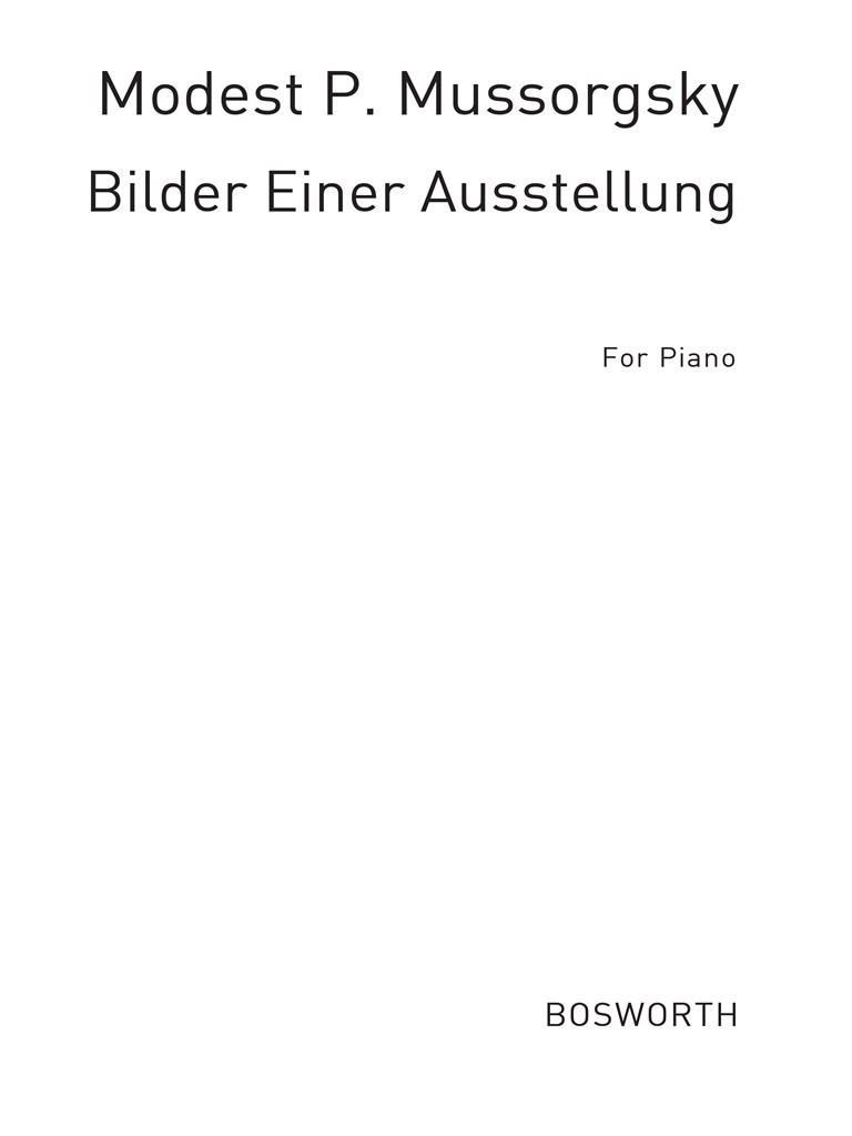 Mussorgsky Bilder Einer Ausstellung